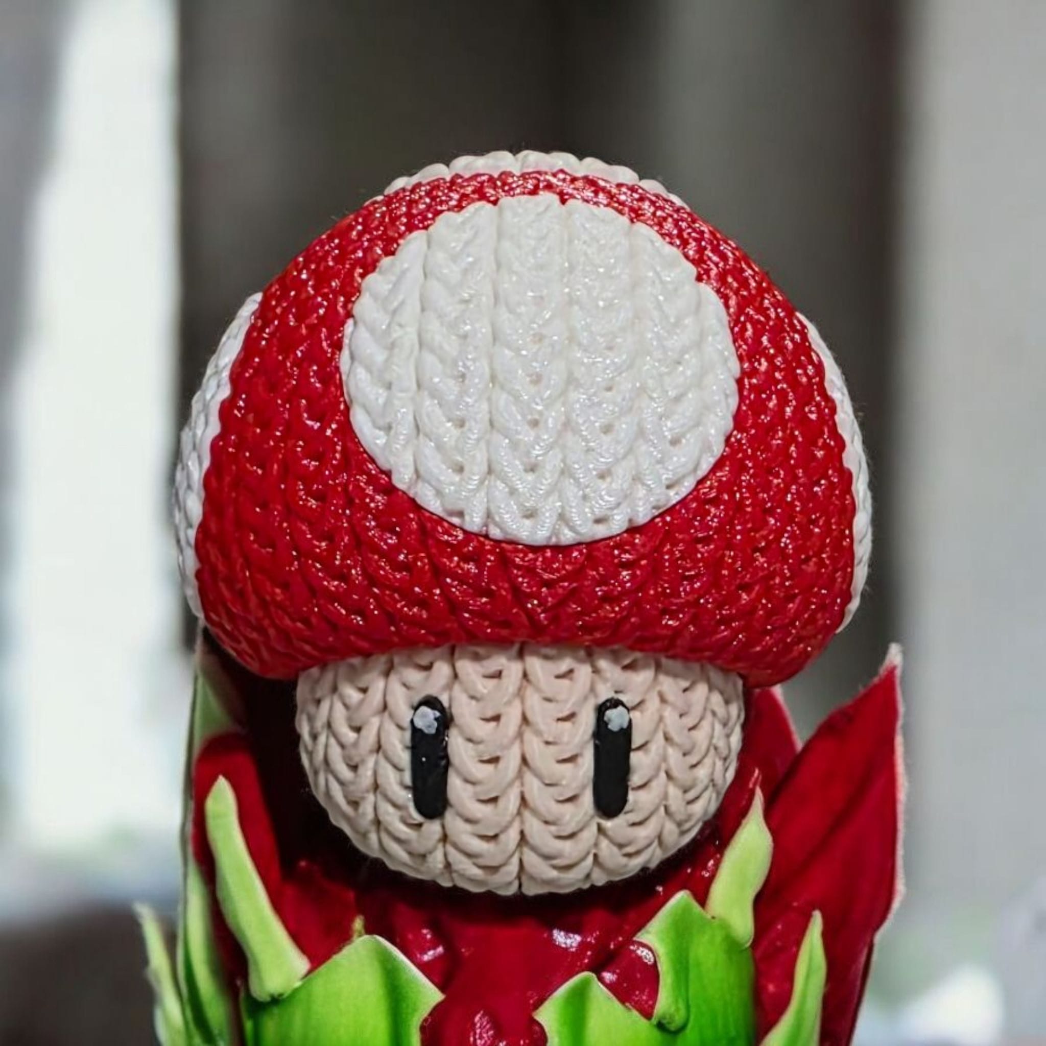 Mario Mushroom - Knitted - Crochet